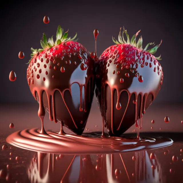 Chocolate com Morango